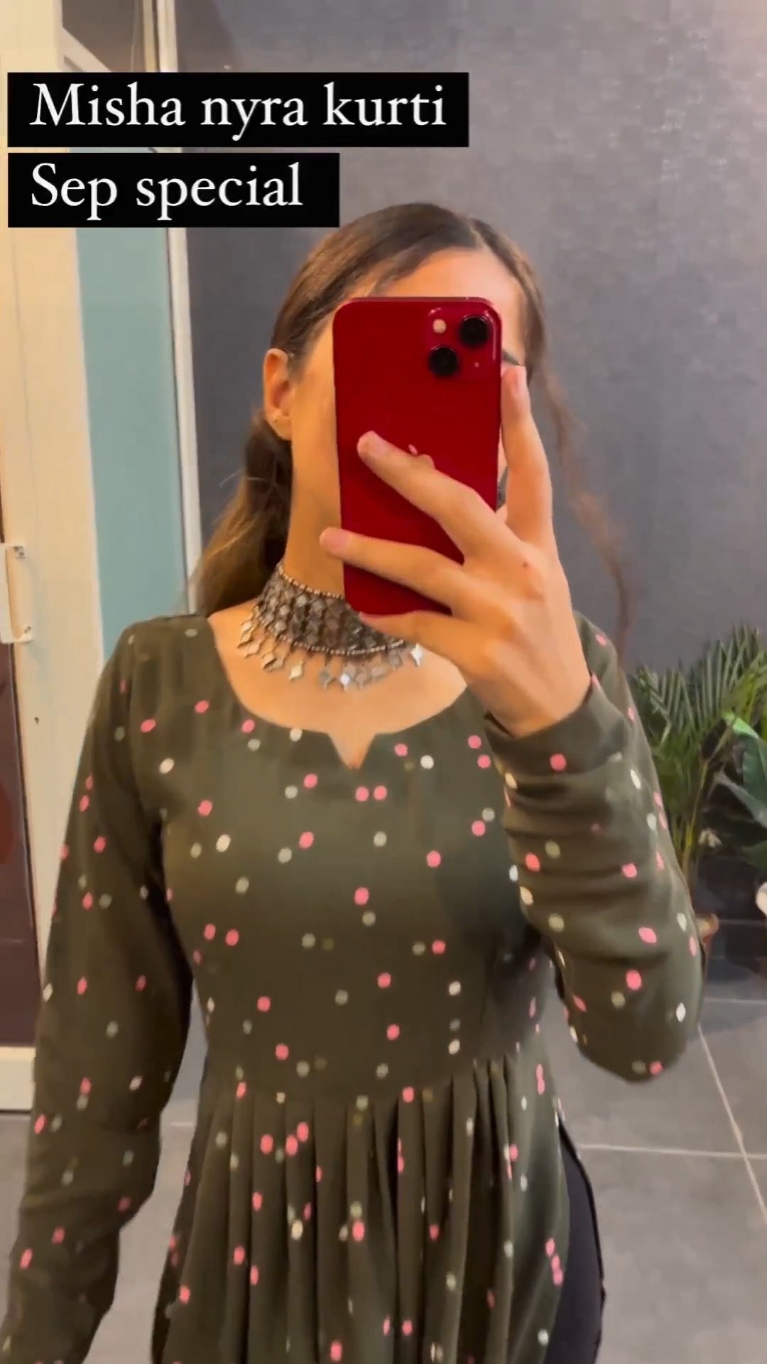 Schiffon Printed Dot Dot Nyra