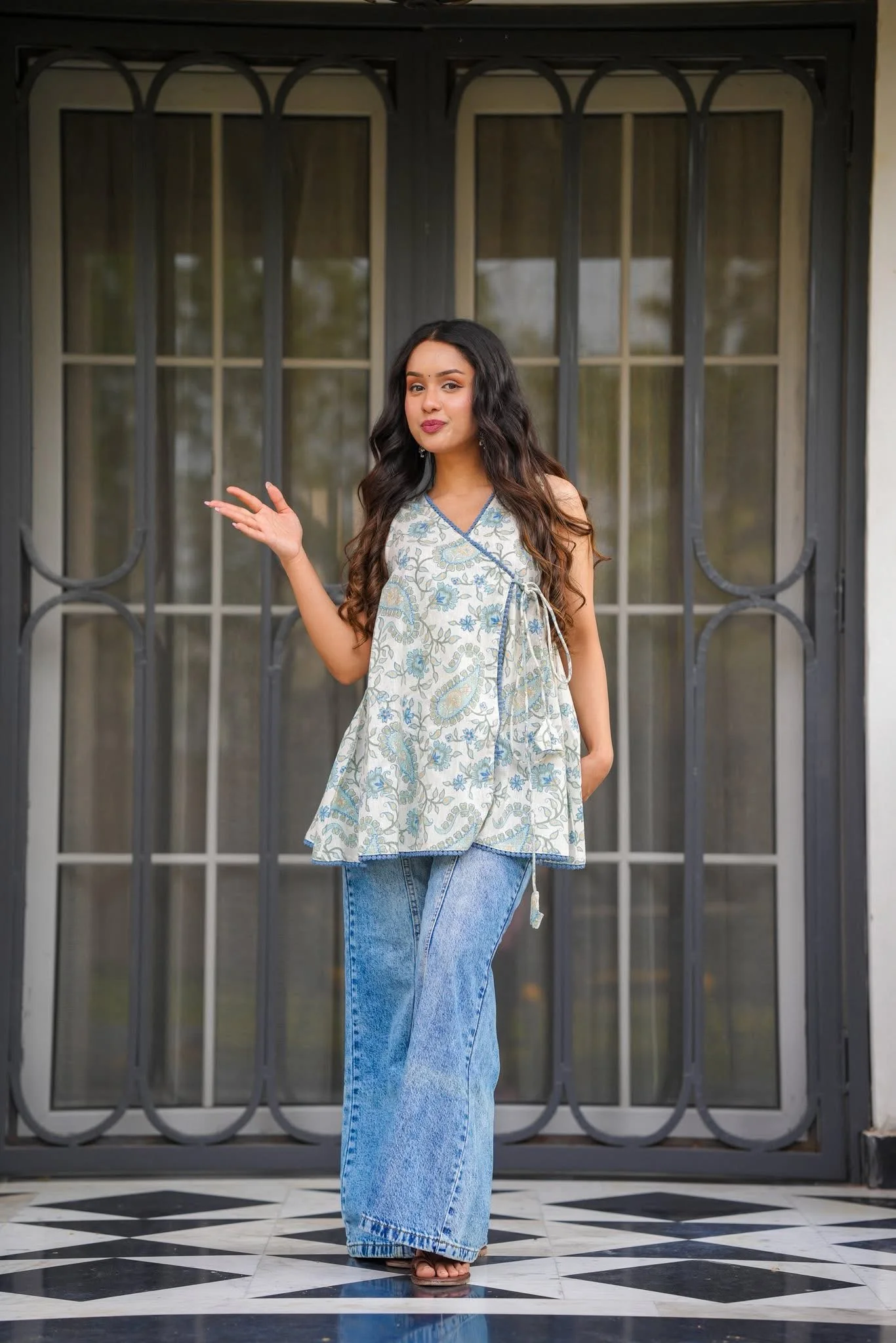 ZIA WRAP TOP