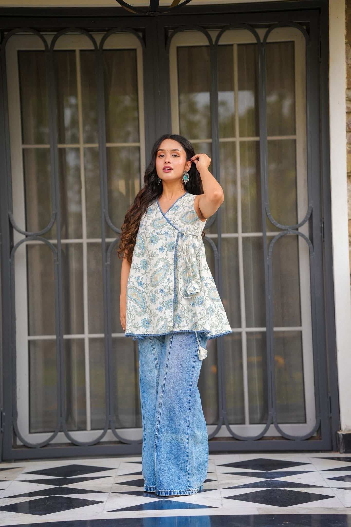 ZIA WRAP TOP