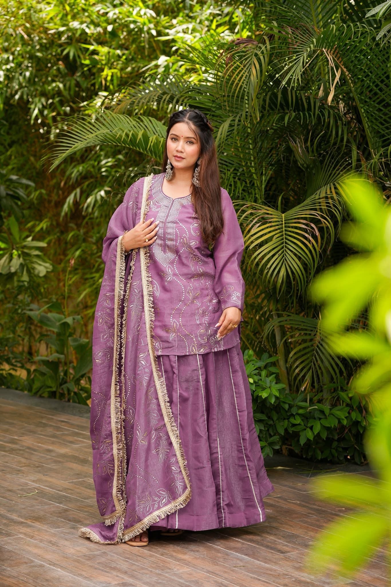VAMIKA ELEGANCE SHARARA SET