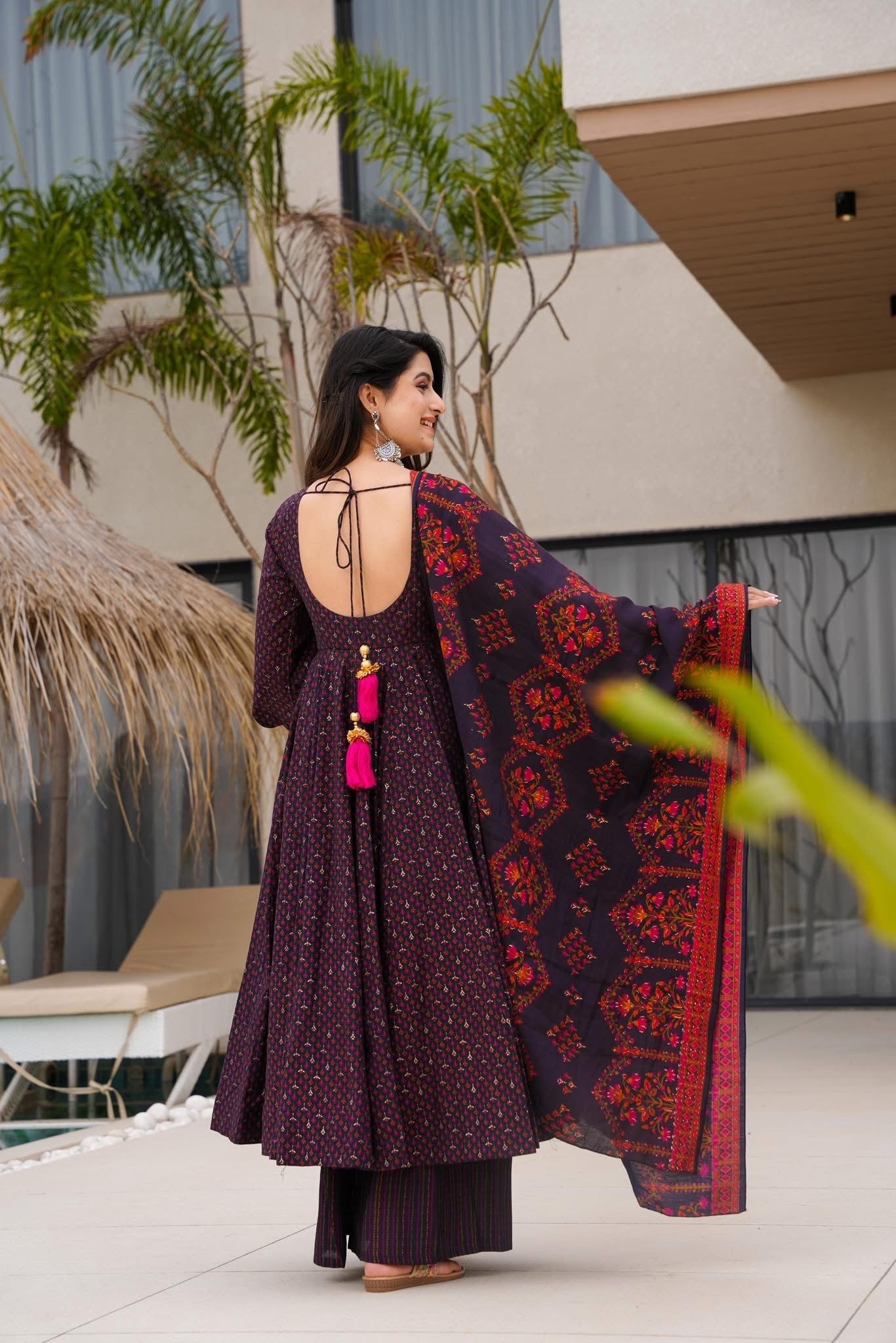 ANAMIKA MUSLIN SUIT SET