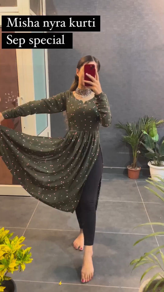 Schiffon Printed Dot Dot Nyra