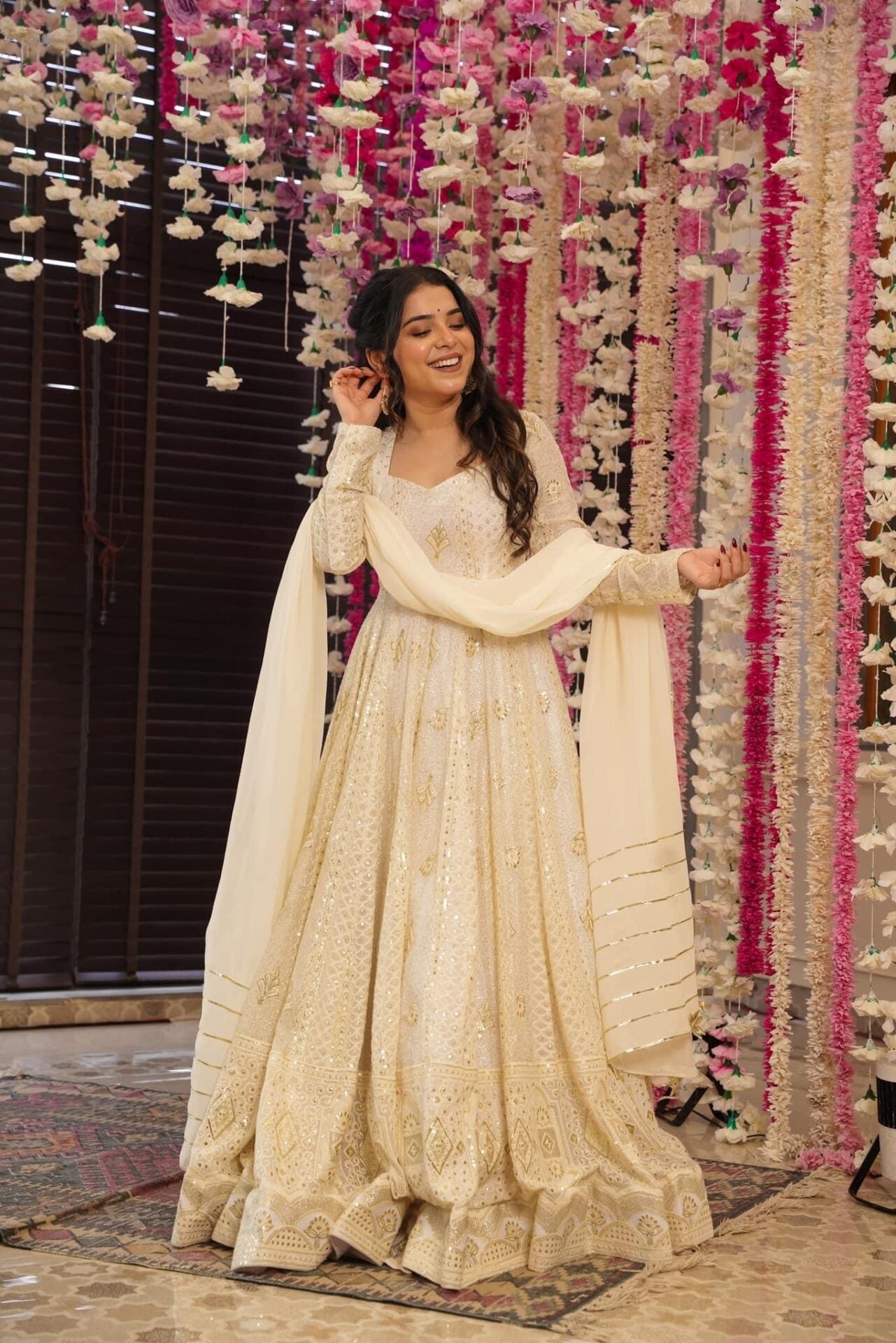 MALINI HEAVY EMBROIDERED MAXI SET