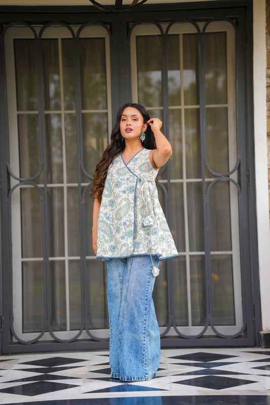 ZIA WRAP TOP