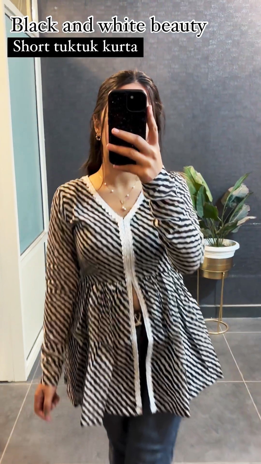 Special Black and White Short Tops