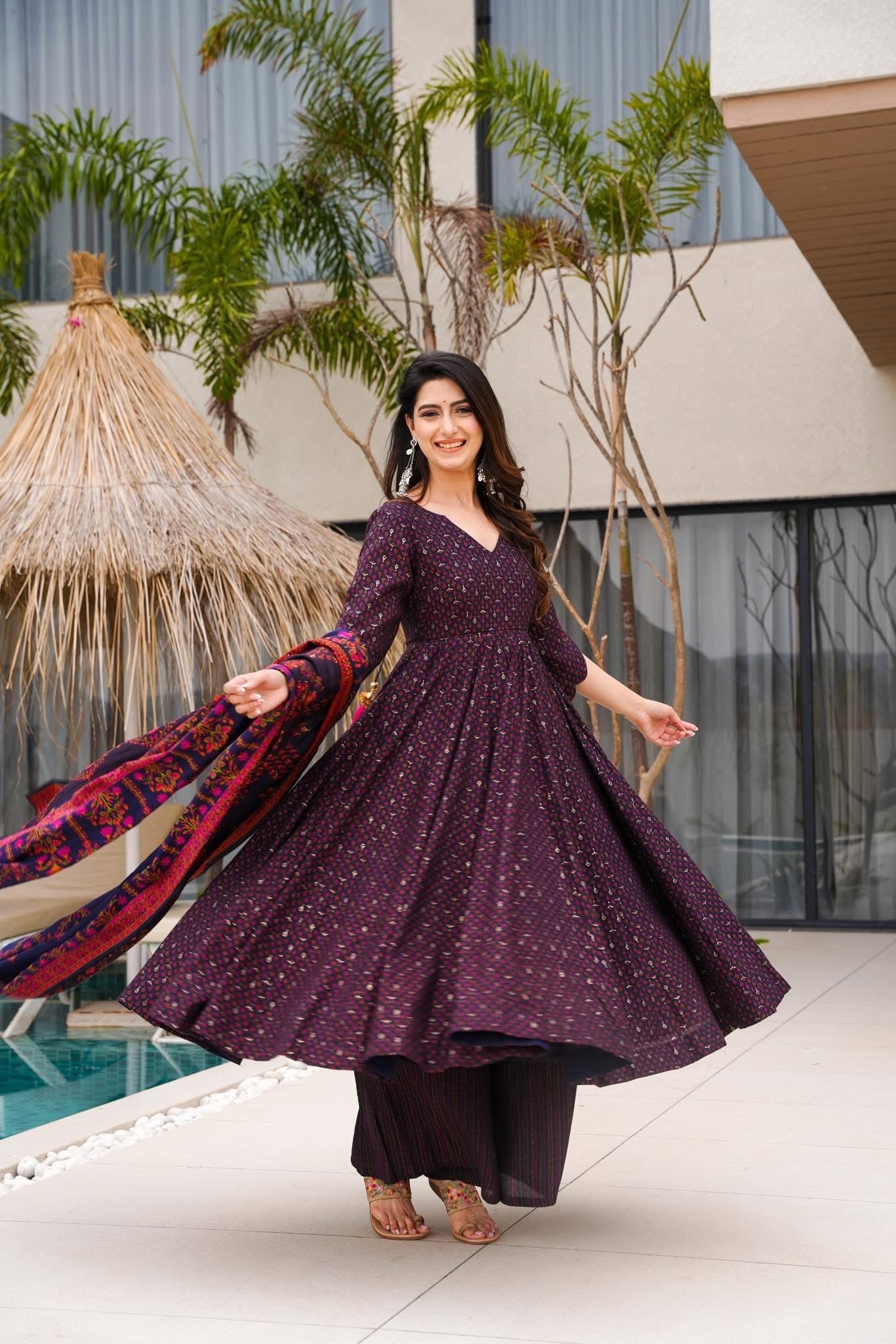 ANAMIKA MUSLIN SUIT SET
