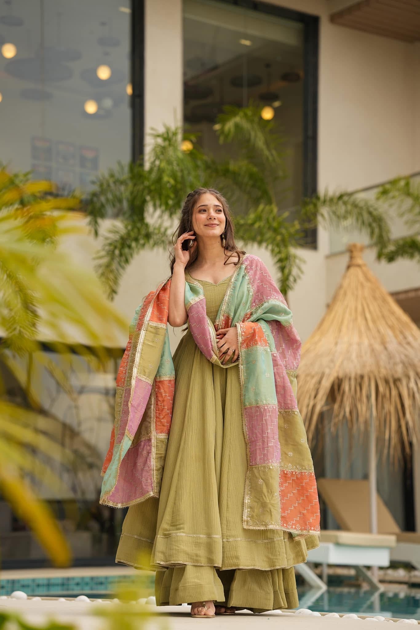 OLIVE HUE HARMONY SUIT SET