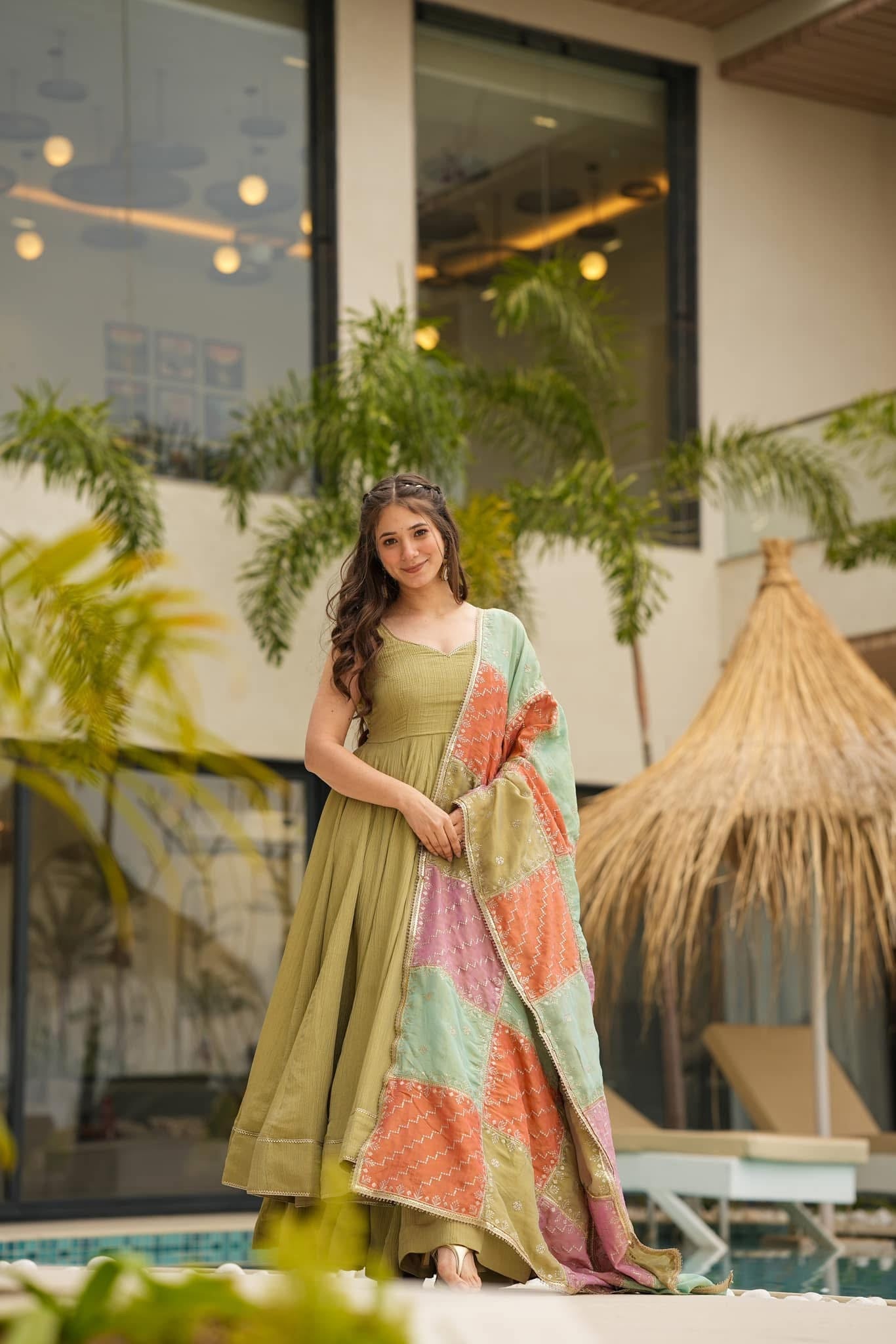 OLIVE HUE HARMONY SUIT SET