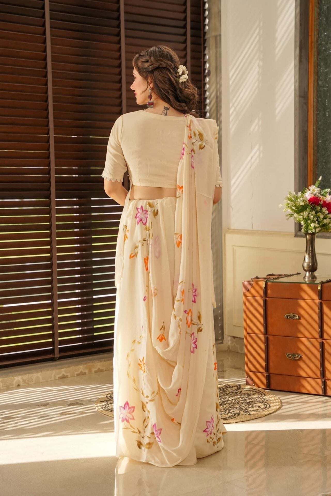 HANDPAINTED SAREE