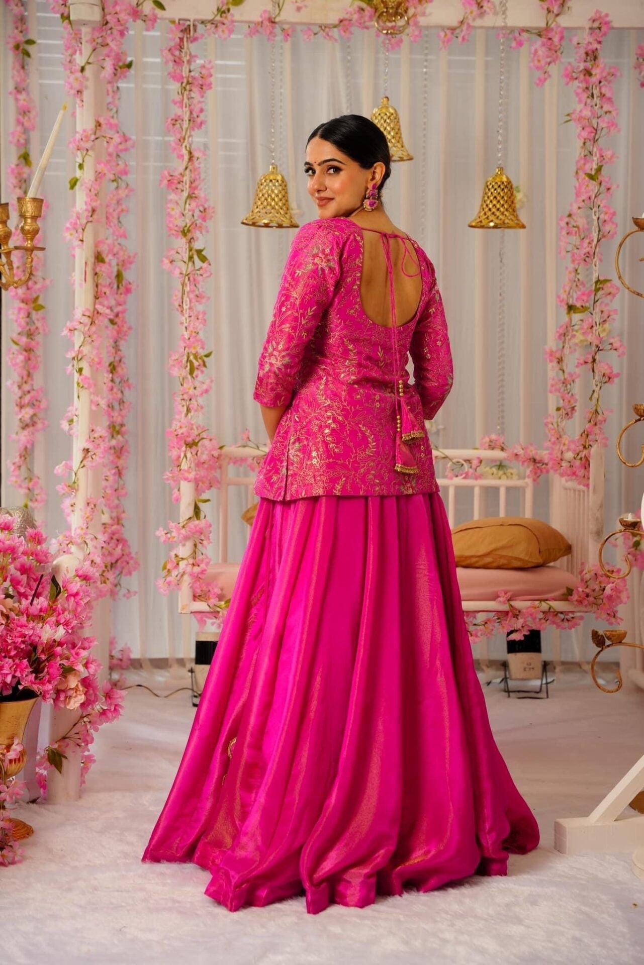PINK LEHENGA CHOLI SET