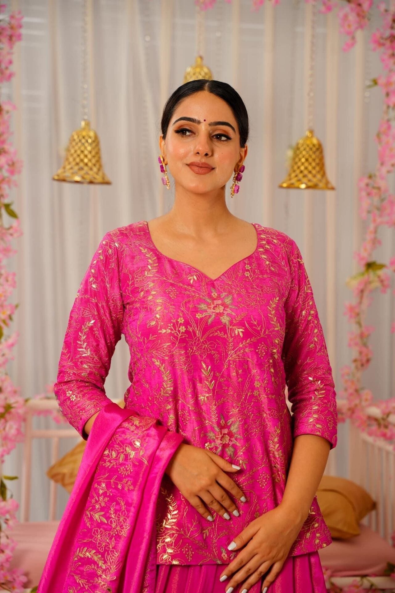 PINK LEHENGA CHOLI SET
